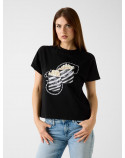 GUESS t-shirt stampa POP-CORN