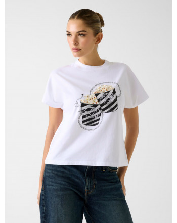 GUESS T-SHIRT STAMPA POP-CORN