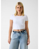 GUESS top in maglia cropped