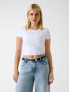 GUESS TOP IN MAGLIA CROPPED