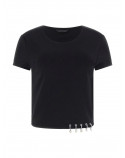 GUESS top in maglia cropped