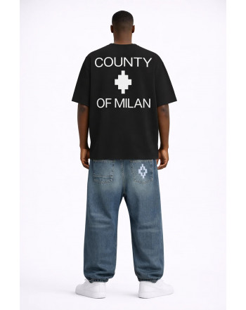COUNTY OF MILAN T-SHIRT STAMPA LOGO