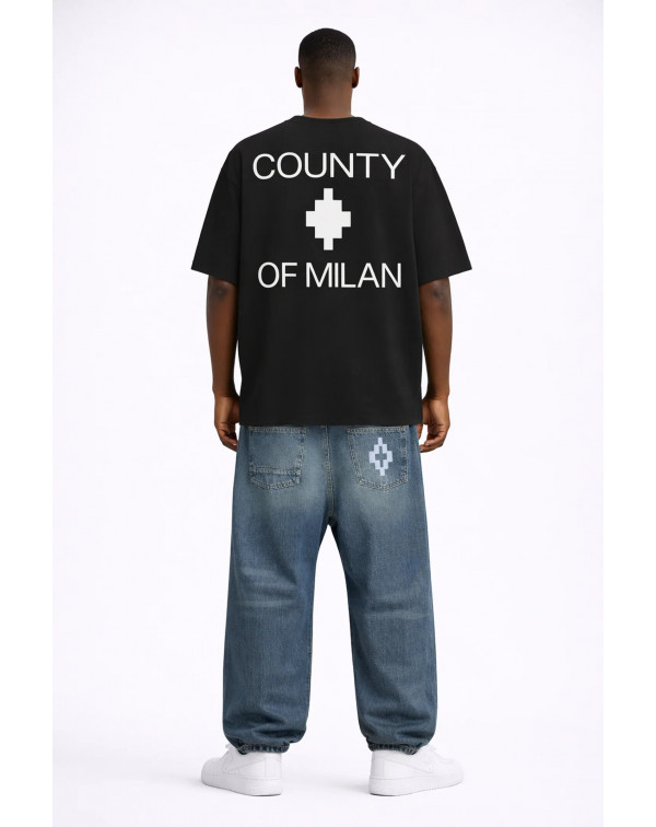 COUNTY OF MILAN T-SHIRT STAMPA LOGO