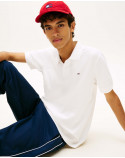 TOMMY JEANS polo con logo bandierina