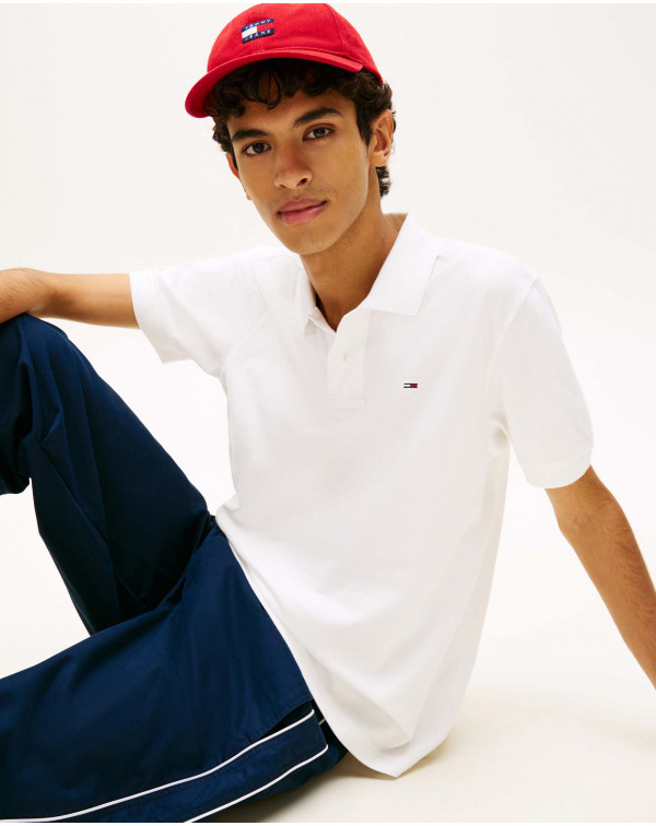 TOMMY JEANS POLO CON LOGO BANDIERINA