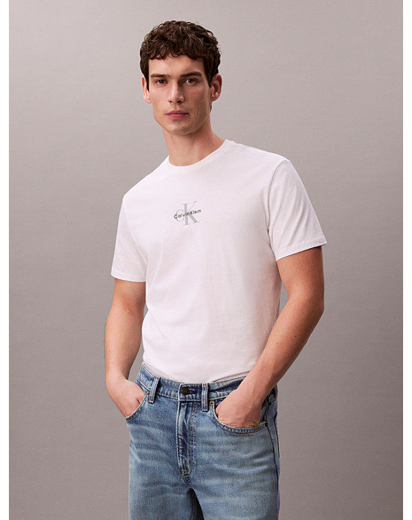 CALVIN KLEIN T-SHIRT CON MONOGRAMMA