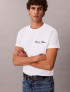 CALVIN KLEIN T-SHIRT LOGO CUCITO