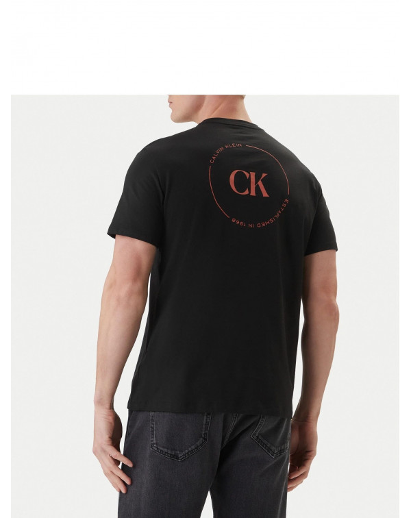 CALVIN KLEIN T-SHIRT LOGO CIRCOLARE