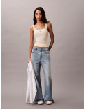 CALVIN KLEIN canotta a costine rigata