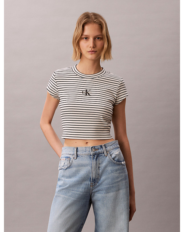 CALVIN KLEIN MAGLIA RIGATA