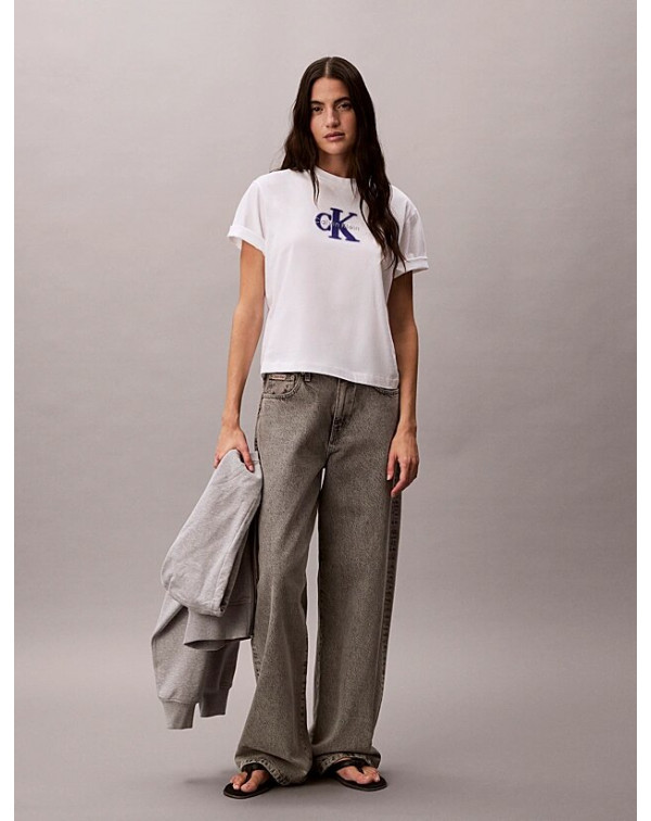 CALVIN KLEIN T-SHIRT LOGO GRAFICO RELAXED