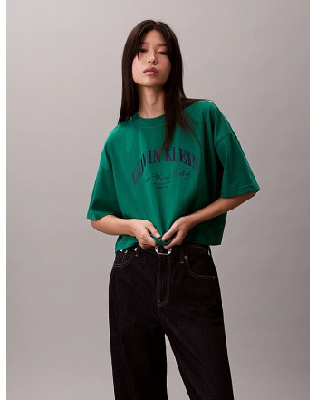 CALVIN KLEIN T-SHIRT LOGO COLLEGE NEW YORK