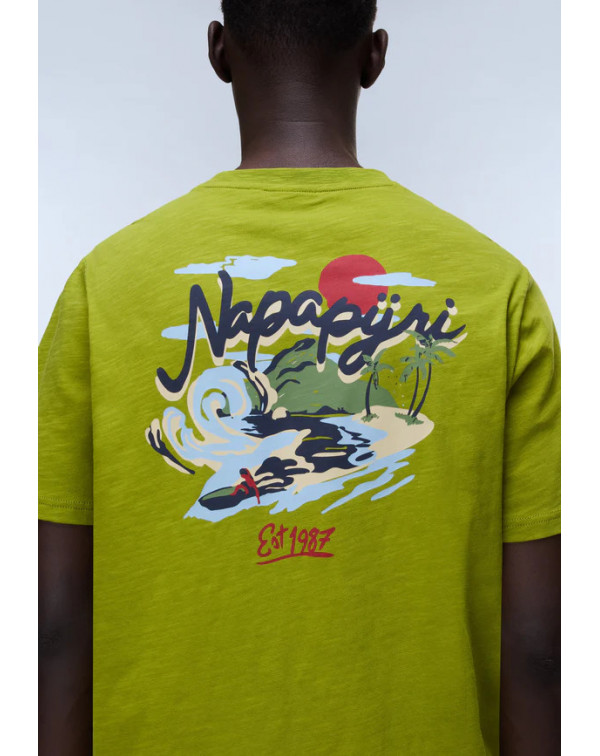 NAPAPIJRI T-Shirt Uomo Art NP0A4HQQ – Maglia A Manica Corta
