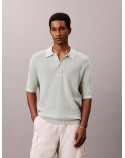 CALVIN KLEIN polo a maglia nido d\'ape