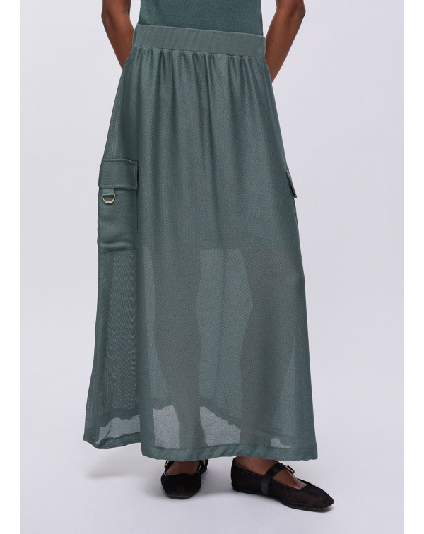 LIU.JO GONNA LUNGA IN MESH