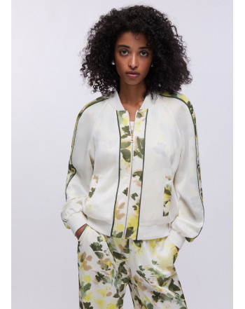 LIU.JO GIACCA IN RASO STAMPATA REVERSIBILE