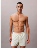 CALVIN KLEIN short rigato con monogramma