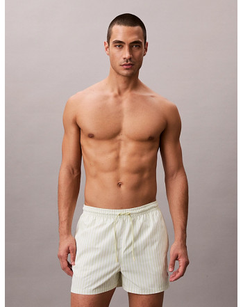 CALVIN KLEIN SHORT RIGATO CON MONOGRAMMA