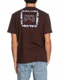 CALVIN KLEIN t-shirt stampa sulla schiena