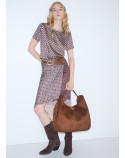 LIU.JO borsa hobo grande con borchie