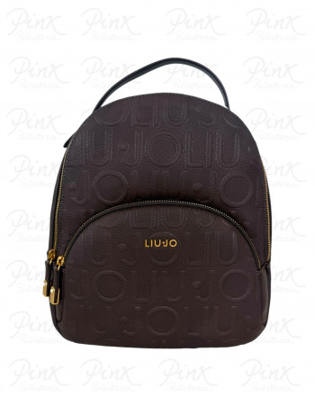 LIU.JO ZAINO CON LOGO A RILIEVO ALL OVER
