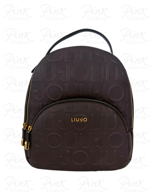 LIU.JO ZAINO CON LOGO A RILIEVO ALL OVER