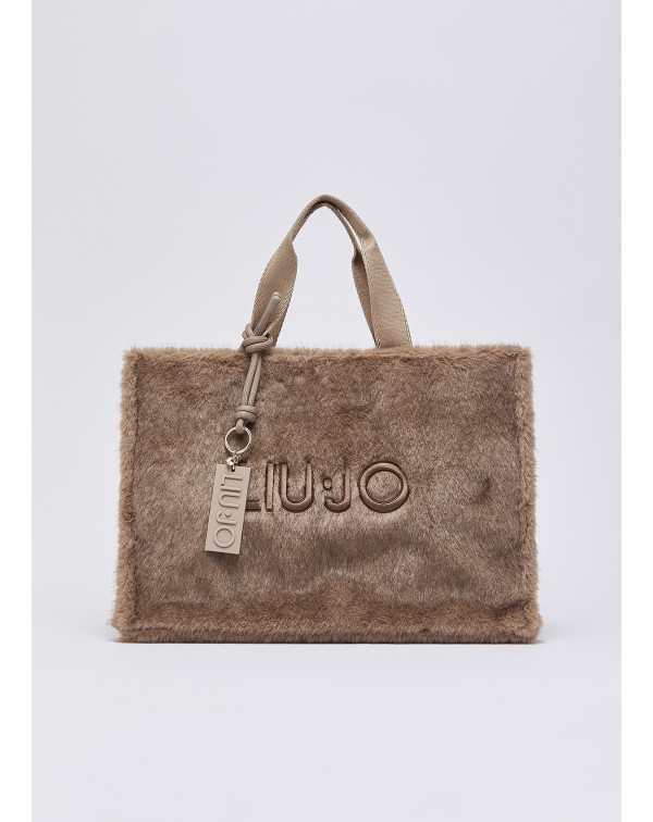 LIU.JO BORSA GRANDE IN TEDDY