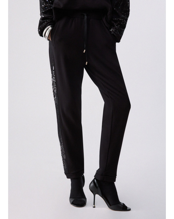 LIU.JO PANTALONI IN FELPA CON PAILLETTES