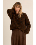 MOLLY BRACKEN maglione motivo leo
