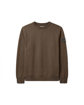 CALVIN KLEIN FELPA GIRO LOGO PATCH