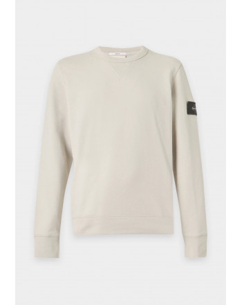 CALVIN KLEIN FELPA GIRO LOGO PATCH