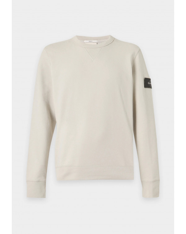 CALVIN KLEIN FELPA GIRO LOGO PATCH