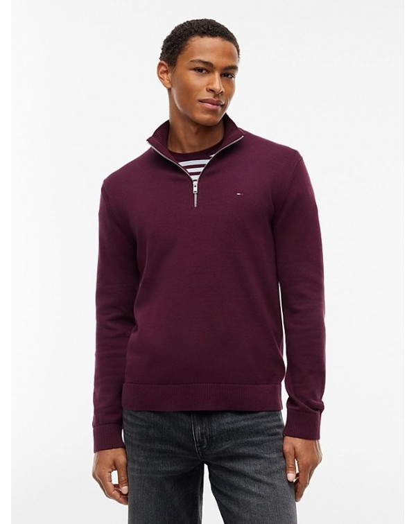 TOMMY JEANS PULLOVER MEZZA ZIP
