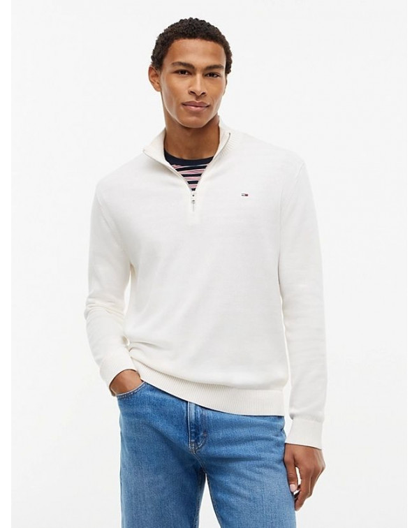 TOMMY JEANS PULLOVER MEZZA ZIP