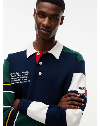 TOMMY JEANS POLO RUGBY IN MAGLIA