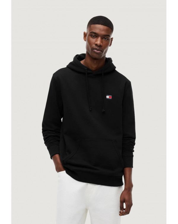 TOMMY JEANS FELPA CAPPUCCIO LOGO BADGE