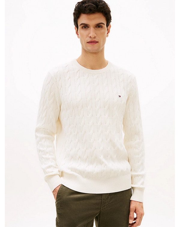 TOMMY HILFIGER PULLOVER MAGLIA INTRECCIATA