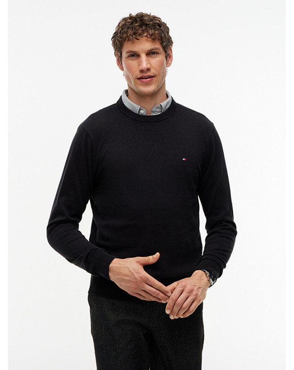 TOMMY HILFIGER PULLOVER IN CASHMERE LOGO