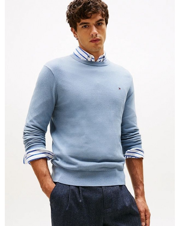 TOMMY HILFIGER PULLOVER IN CASHMERE LOGO