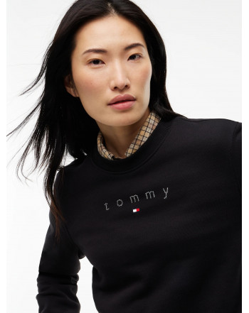 TOMMY JEANS FELPA LOGO APPLICAZIONI
